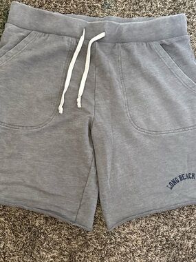 Gray Athletic Drawstring Men's Shorts - Casual Everyday